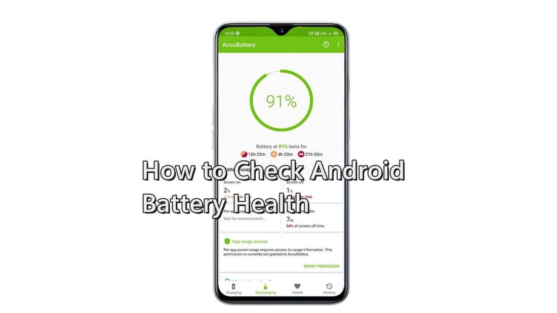 how to check android battery health