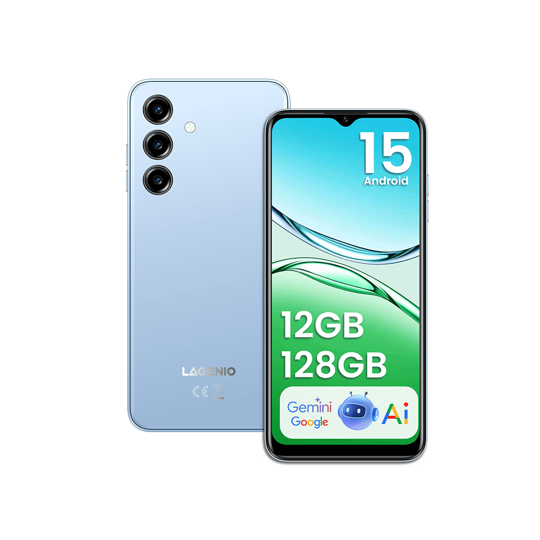 LAGENIO A10 Pro smartphone blue