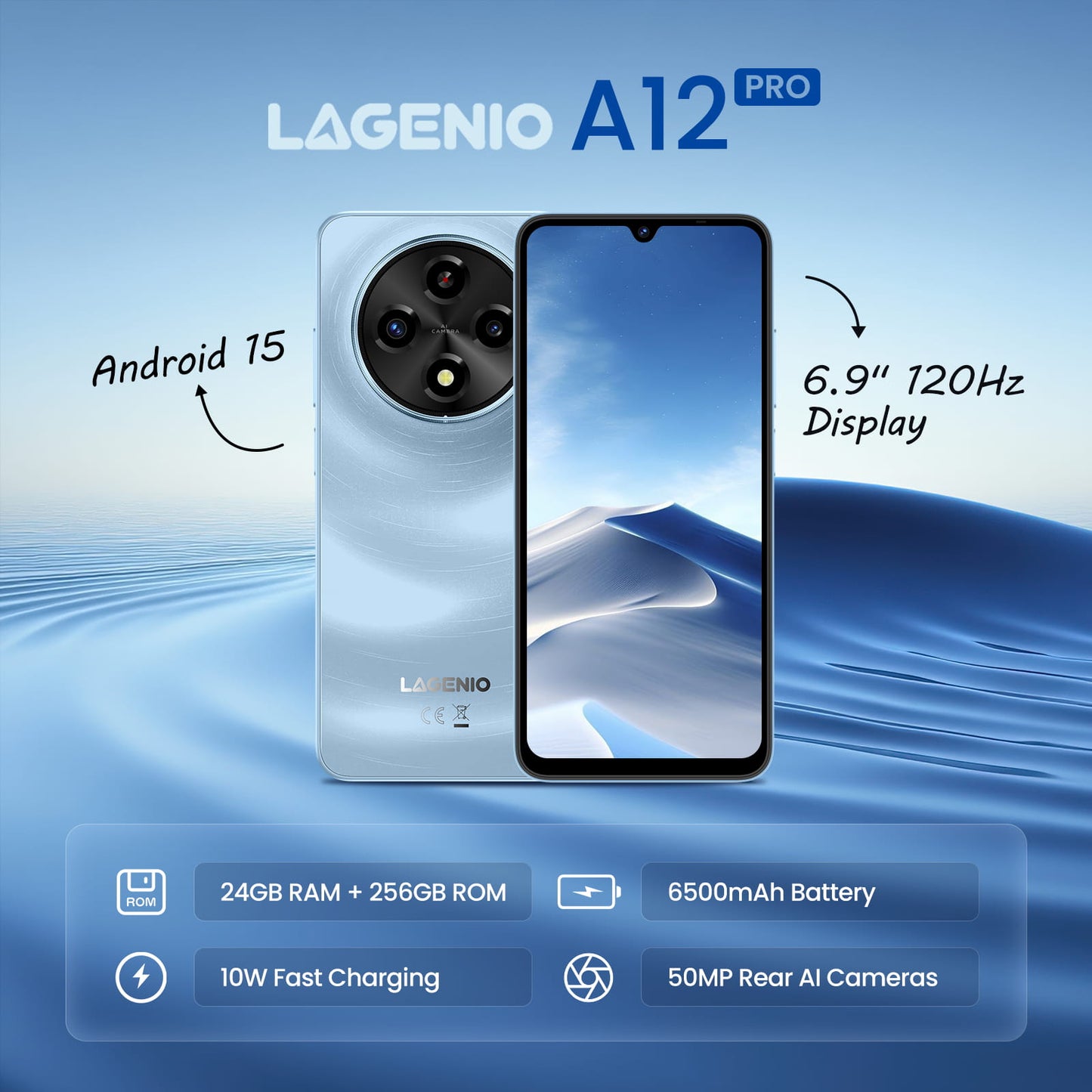 LAGENIO A12 Pro Smartphone