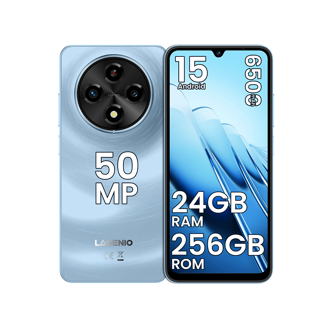 LAGENIO A12 Pro smartphone blue