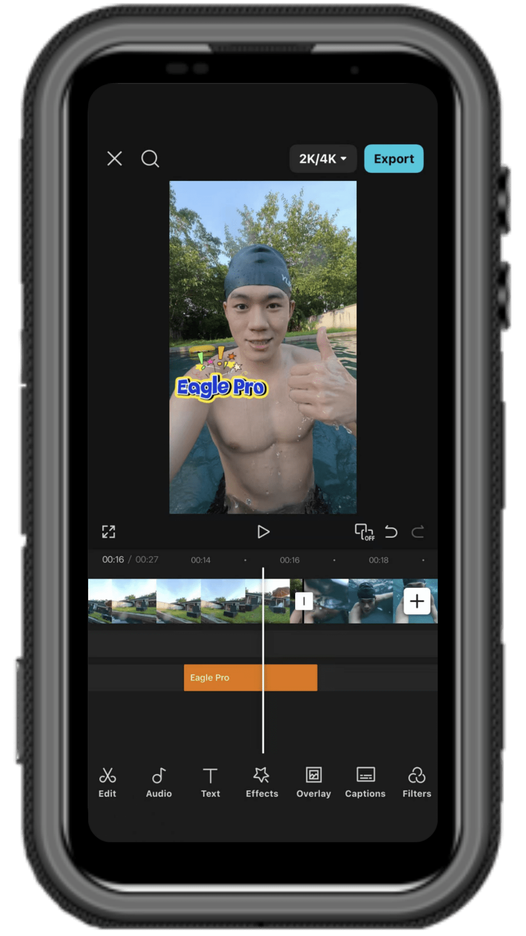 eagle pro video editing