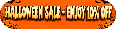 holloween sale enjoy 10 off
