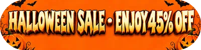 holloween sale enjoy 45 off