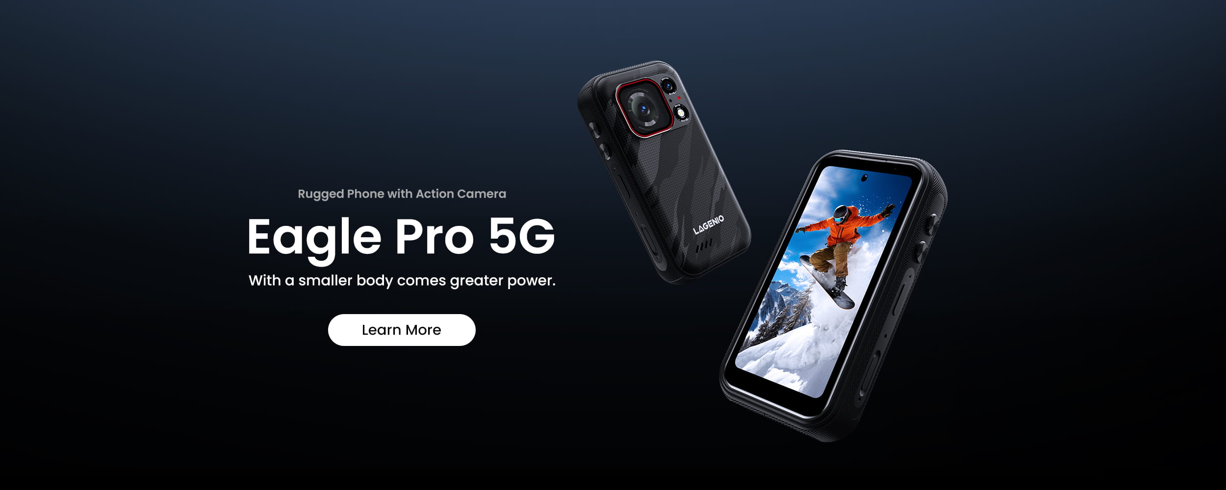 LAGENIO Eagle Pro 5G homepage banner