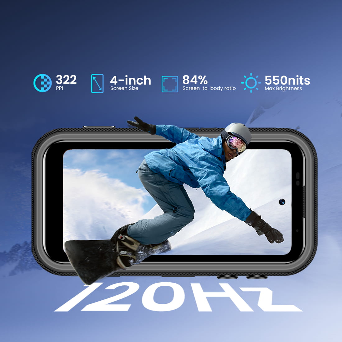 LAGENIO Eagle Pro detail image 120Hz refresh rate