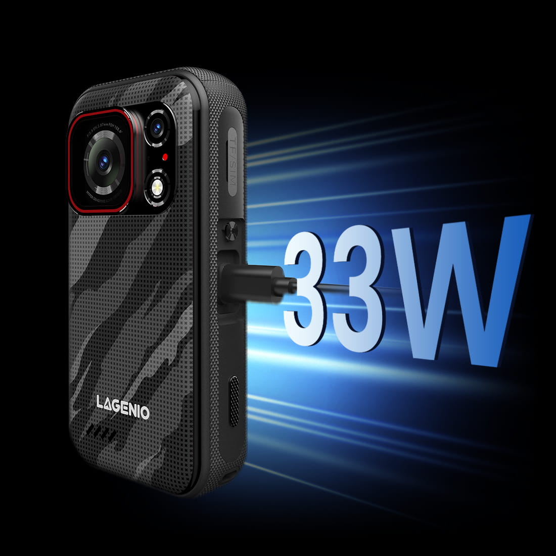 LAGENIO Eagle Pro detail image 33W fast charging