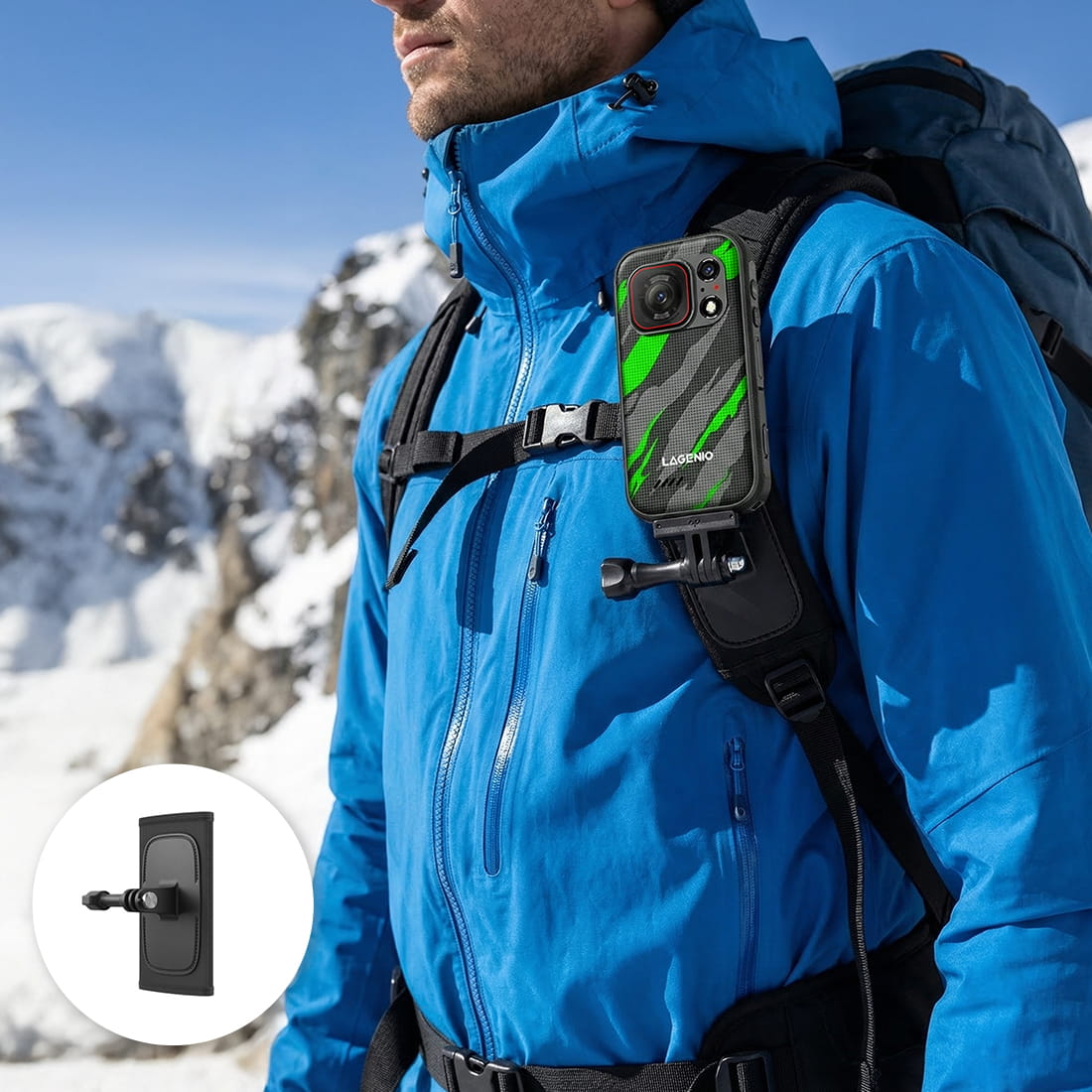 LAGENIO Eagle Pro detail image backpack mount