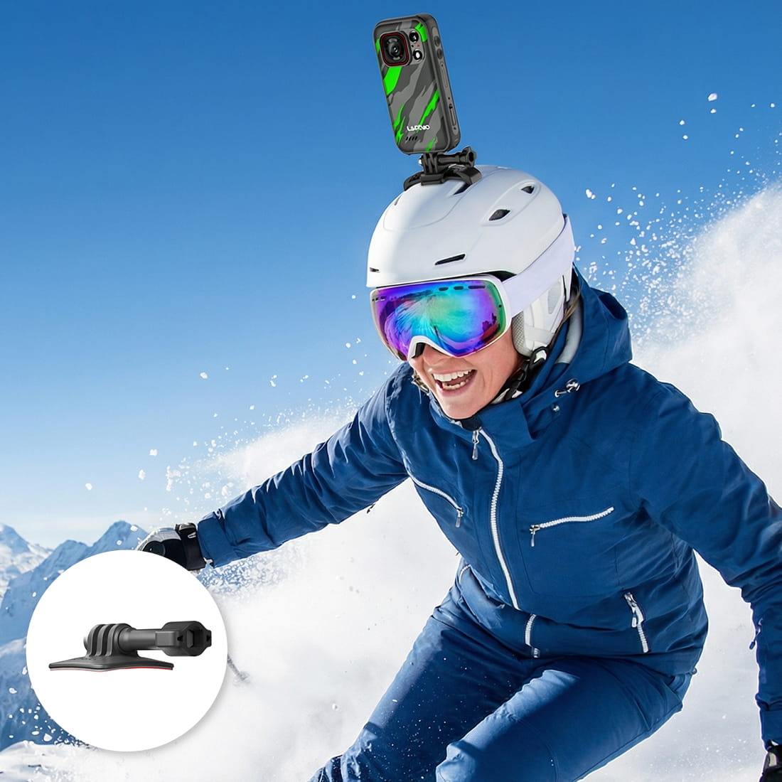 LAGENIO Eagle Pro detail image helmet mount