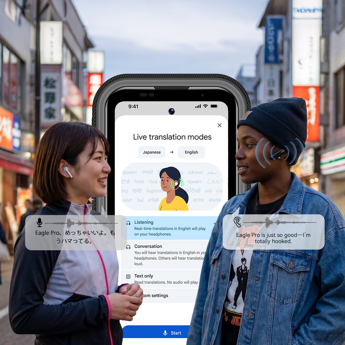 LAGENIO Eagle Pro detail image live translation