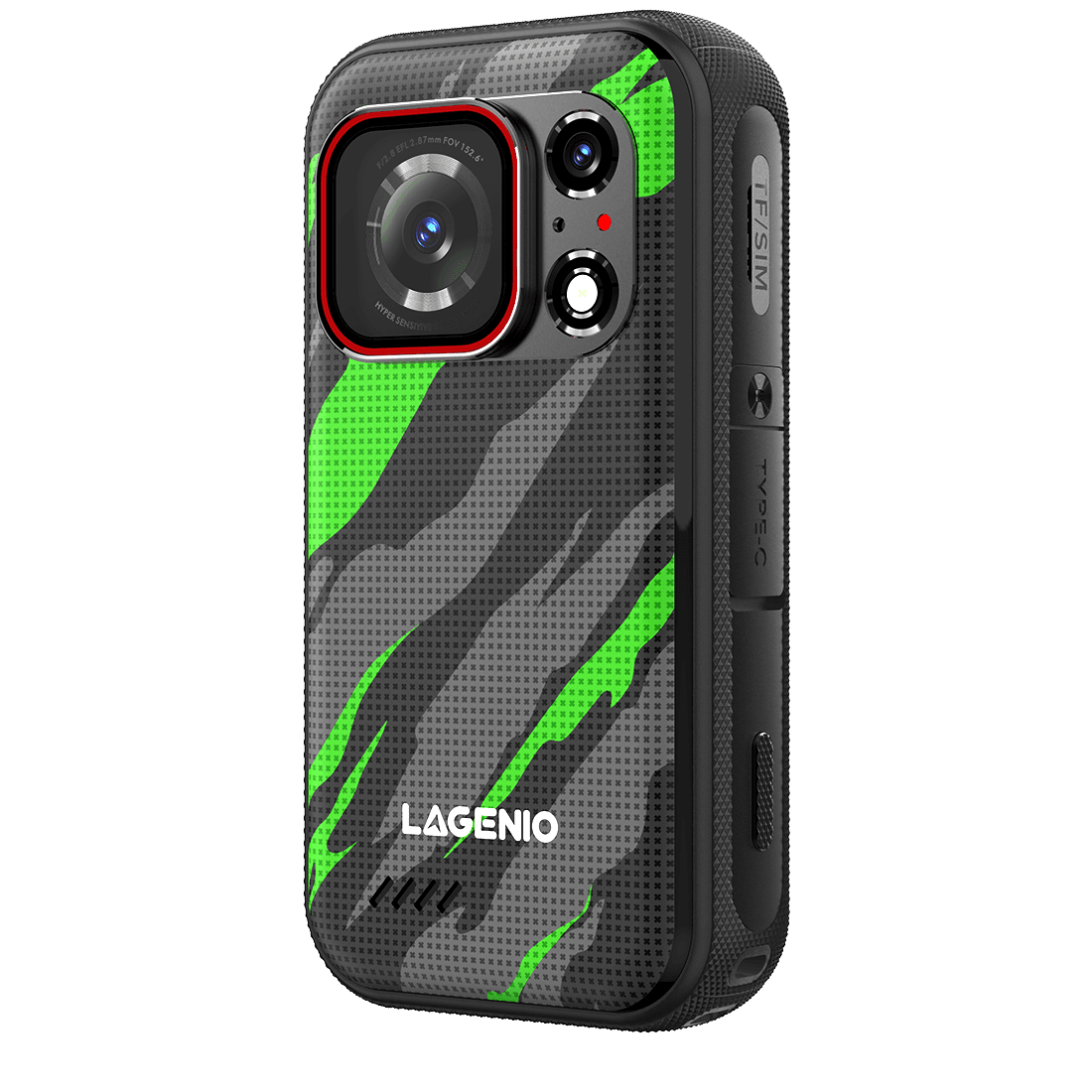 LAGENIO Eagle Pro green angle back 2