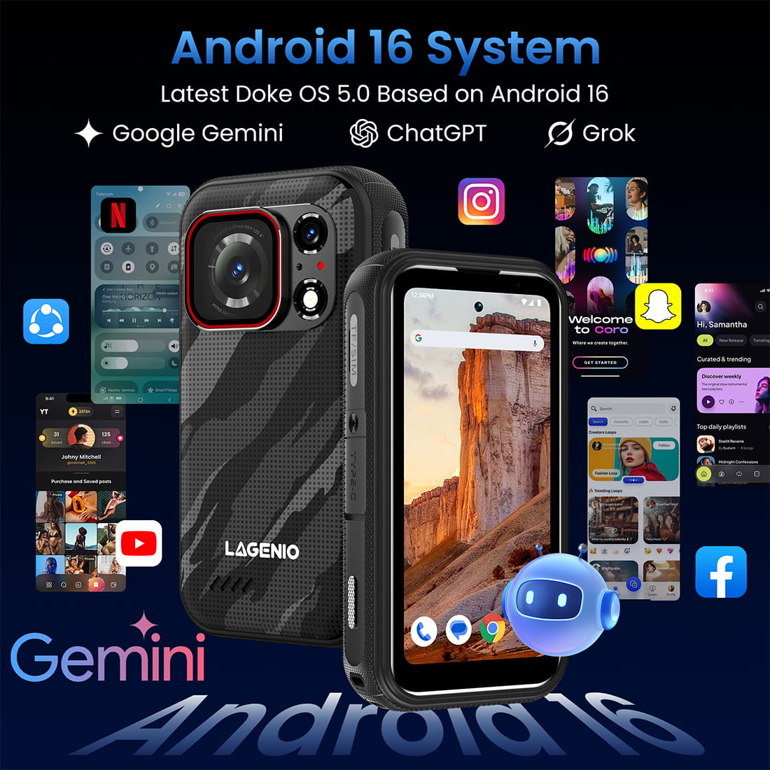 LAGENIO Eagle Pro main image Android 16