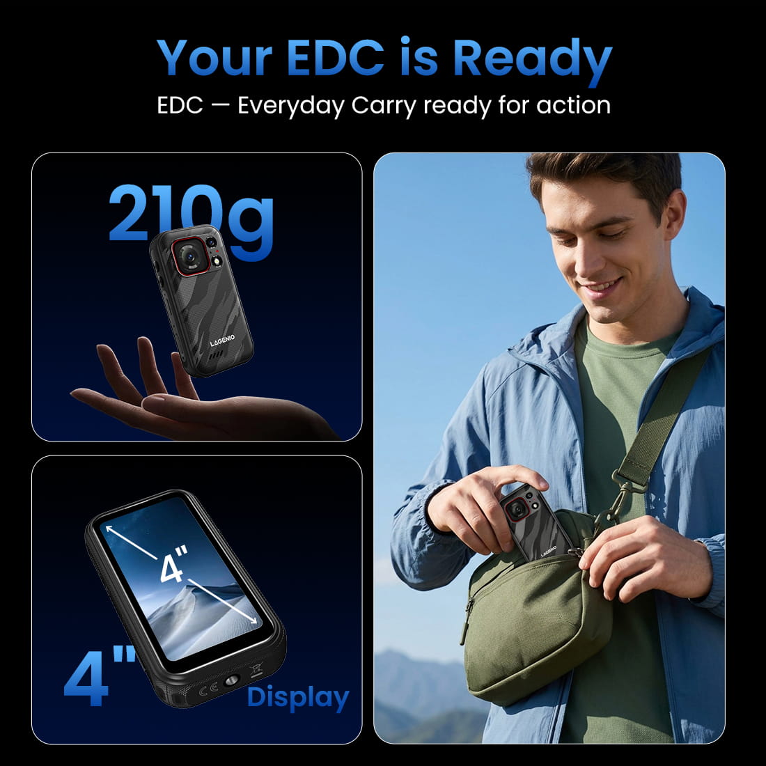 LAGENIO Eagle Pro main image EDC ready