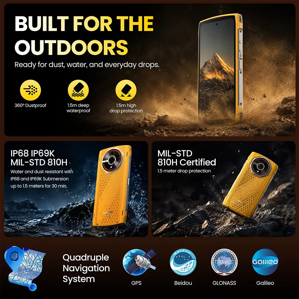lagenio panther 2 pro ip68 ip69k rugged protection