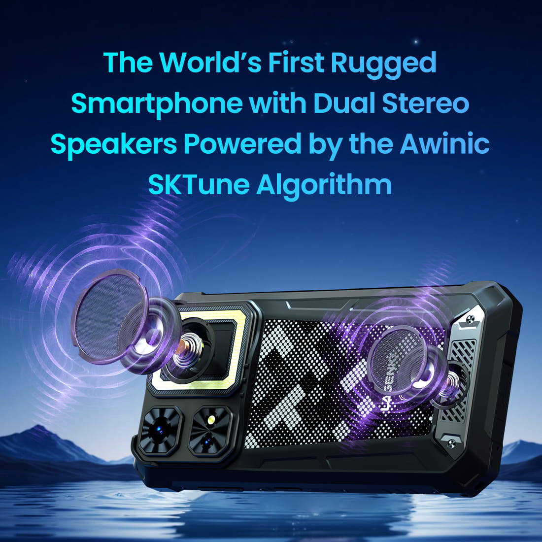 LAGENIO Rhino 1 Pro outdoor phone dual stereo speakers