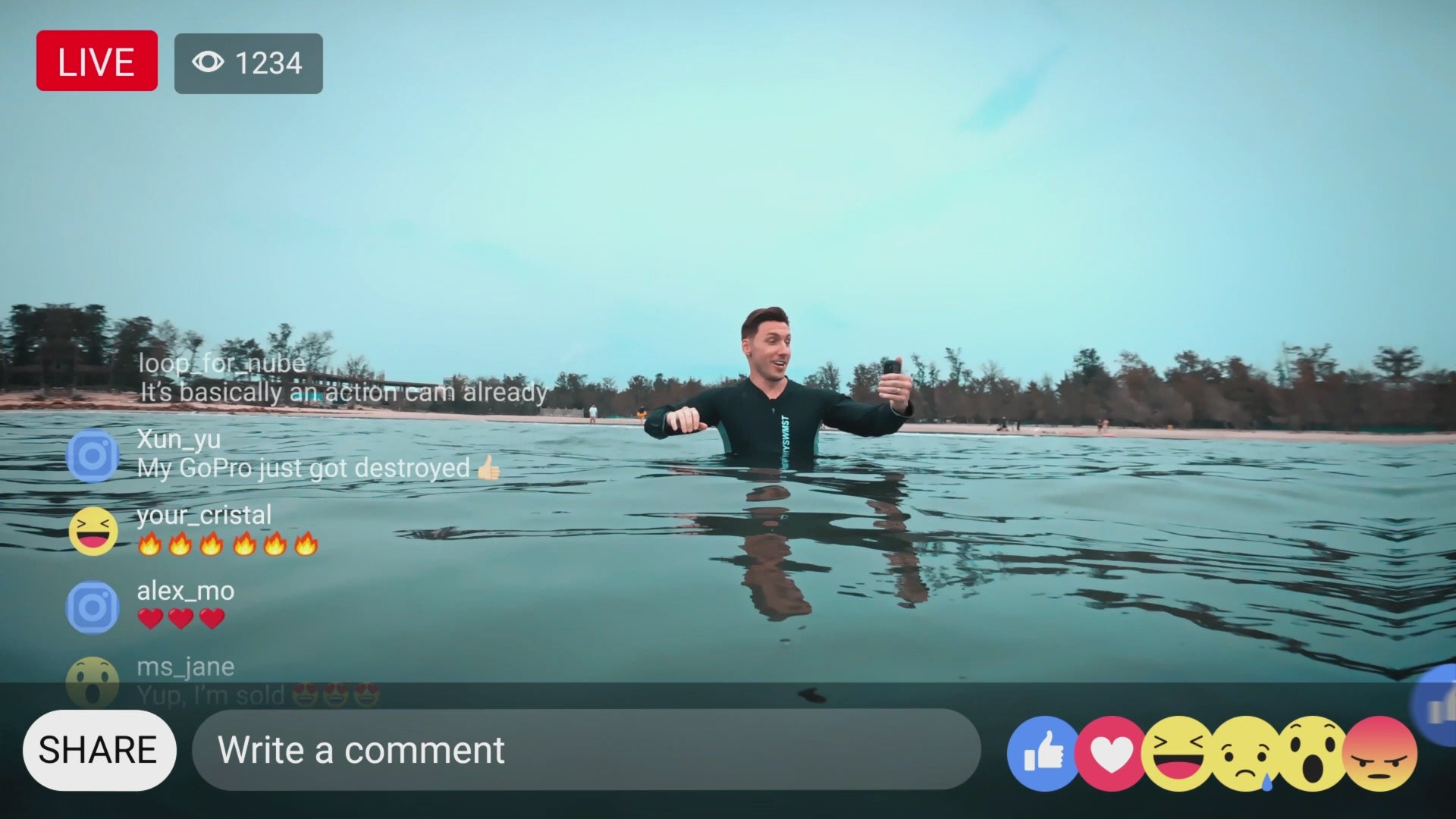 Load video: Eagle Pro haring on social media live streams