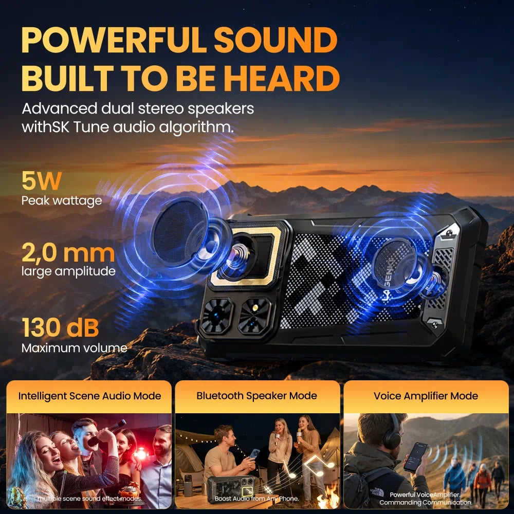 rhino 1 pro 130db dual speakers