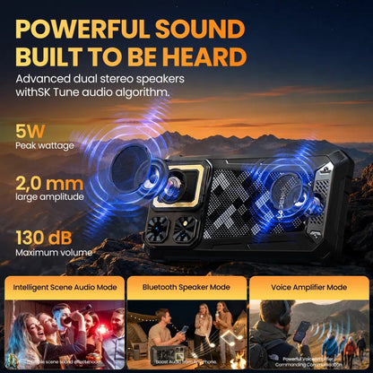 rhino 1 pro 130db dual speakers