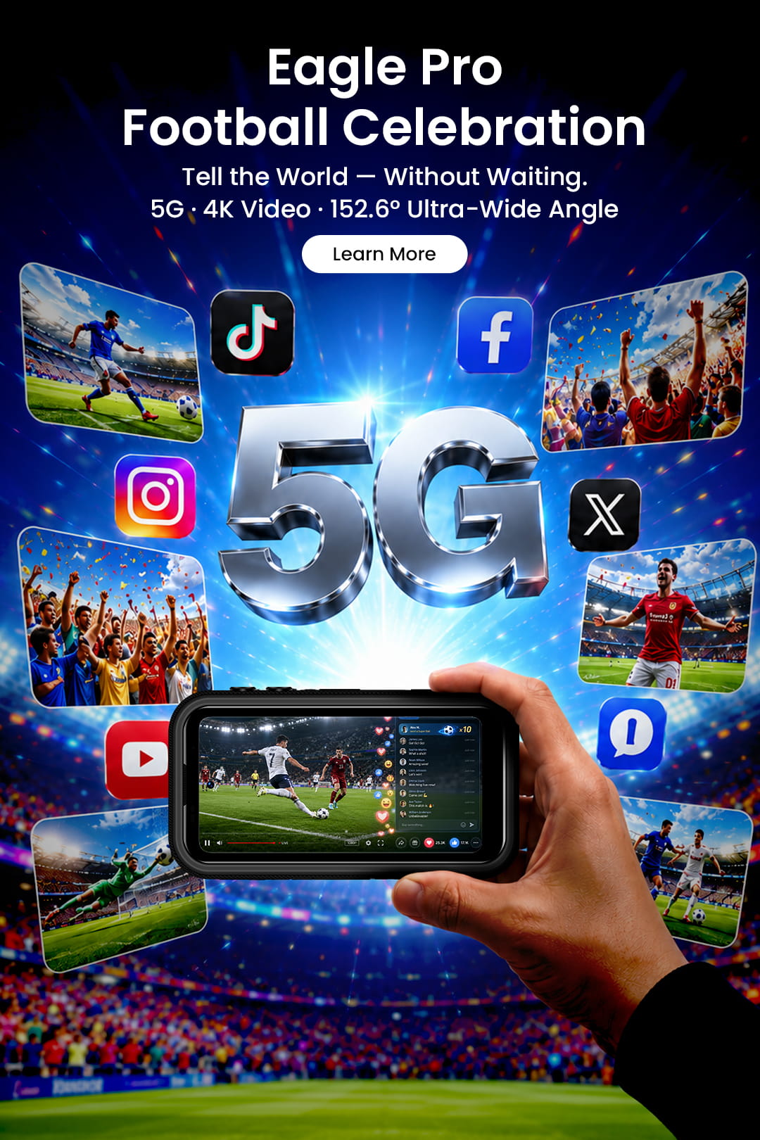 world cup season Eagle Pro banner phone